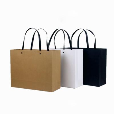 China Recyclable Shopping Paper Bag With Handle Printing Logo Kraft Paper Bag Kraft Paper Bag for sale