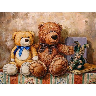 China Diamond Painting Kit 5D DIY Cartoon Animals Full Square/Around Wall Art Bear Toy Children Gift Diamond Painting Cartoon Animal Home Decor for sale