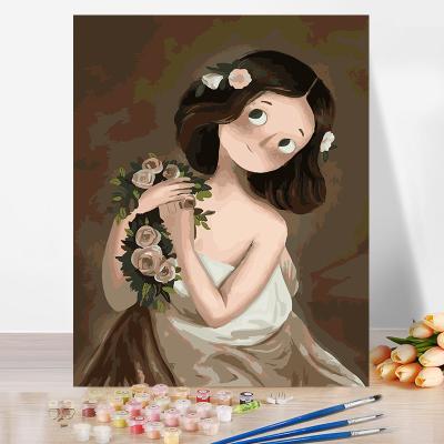 China Wholesale New Classical/Postmodern DIY Paint By Numbers Handmade Cartoon Oil Painting Famous Painting Picture Painting Kit for sale