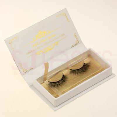 China Real Lasting Strands of Mink Fur Lashes 3D Mink Lashes With Own Brand-Strip for sale