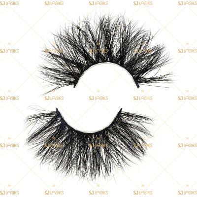 China 25 Long Natural Mink Lashes Seller Whips Natural Mink Lashes for sale