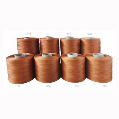 China High quality soft high strength high quality 1100dtex filament stable dimension low tenacity low elongation spun polyester yarn for sale