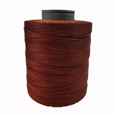 China Sustainable Hot Selling Low Elongation Multi-specification Custom Nylon Flat Stable Rope Dimension Nylon Soft Thread for sale