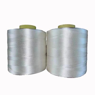 China Custom Processing Durable High Tensile Polyester Filament Stable Size 250*280 Twisting Polyester Rope White for sale