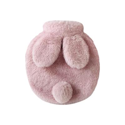 China Body Warmer Hand Warmer Cartoon Rabbit Plush Hand Warmer Hot Stomach Detachable and Washable PVC Water Filling Hot Water Bag Cute Portable for sale