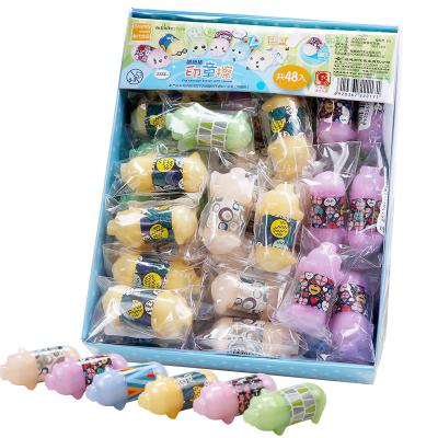 China Cute and Convenient Children Stamps Custom Plastic Smile Fruit Cartoon Stamp Kids Plastic Self Inking Punching Machines Toys for sale