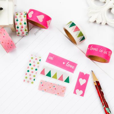 China Waterproof Cute Simple Creative Clear Office Adhesive Tape Washi Dispenser Desktop Clip With Tape Cutter for sale