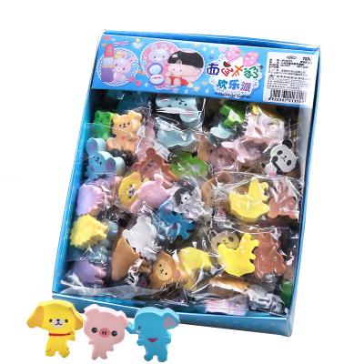 China Lovely Cute And Convenient Eraser Kawaii Stationery School Office Modeling Correction Supplies Kid's Toy Gifts for sale