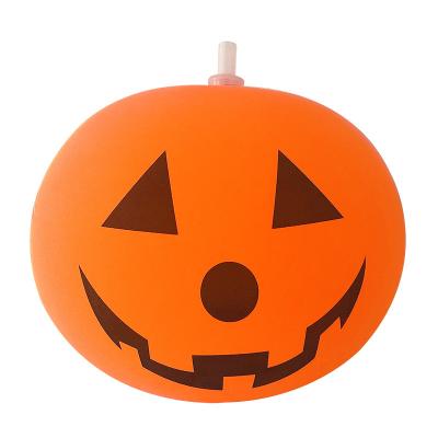 China Glowing LED Halloween Pumpkin Lantern Balloon Party Decorations Decorated Glowing Balloons for sale