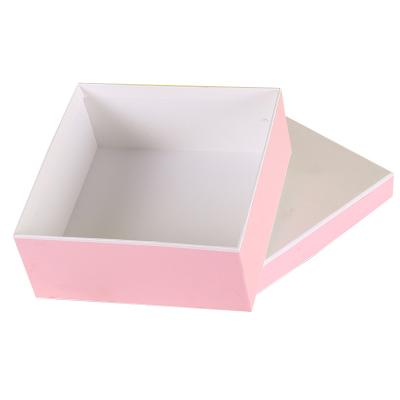 China Gift & Universal Square Craft Cover Gift Box Cardboard Gift Box Packaging Storage Box for sale