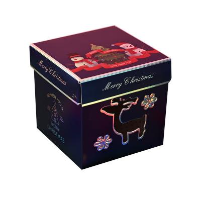 China Elk Indoor Wholesale Gift Box Christmas Surprise Custom Box Accept Customized Logo for sale