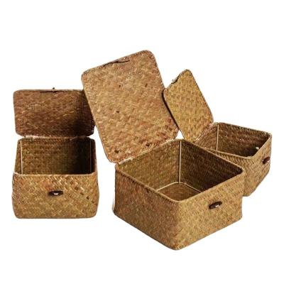 China Business Handmade High Quality Wholesale Luxury Candy Designs Fashionable Small Bamboo Weaving Gift Boxes Packaging for sale