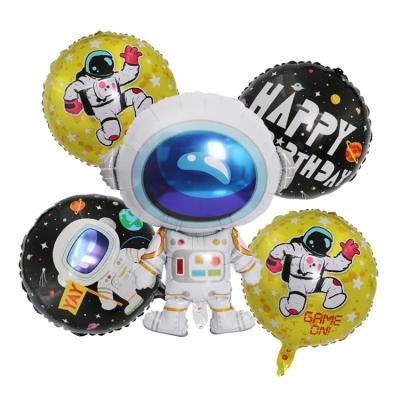 China 2021 New Year/CHRISTMAS/Easter Birthday Decoration Chinese Astronaut Shaped Helium Balloon Astronaut Aluminum Balloon for Decoration for sale