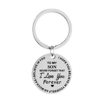 China Mother's Day Gift Portable Stainless Steel Metal Accessory Personalized Key Chain for sale