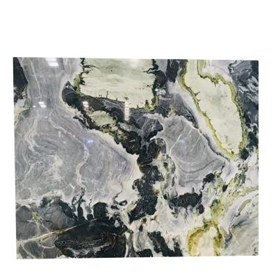 China China Pretty Design Marble Large Slabs Modern Light Green Stones Cold Jade for sale