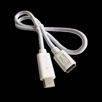 China Custom Short COMPUTER Micro B 5Pin USB Female To USB Type C OTG Cable Micro USB Type C OTG Cable for sale