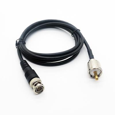 China Camera Customized BNC To PL-259 UHF Male Jumper Antenna Pigtail Cable BNC Connector With RG58 BNC Connector Coaxial Cable for sale