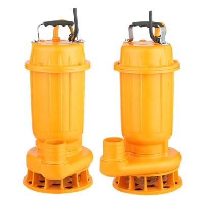 China Other QW WQ non blocking submersible pump sewage drainage submersible pump electric vertical submersible pump big flow for sale