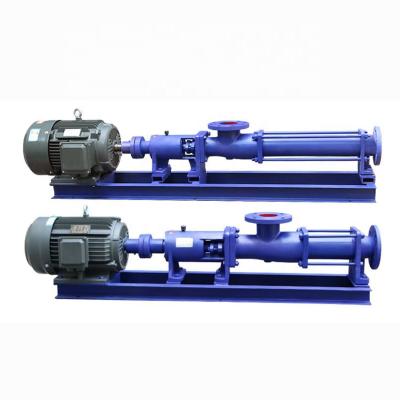 China High Efficiency Low Noise Wholesale Hp 3 4 Hp Horizontal Transport Construction Mortar Slurry Single Screw Pump for sale