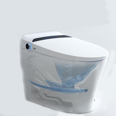 China Home Decoration Automatic Electronic One-piece Automatic Bathroom Operation Smart Wc Toilet for sale