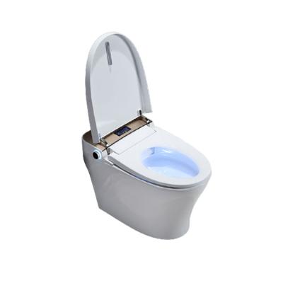 China Automatic Operation Negative Ions Deodorize Water Tankless Toilet Luxury Bathroom S Trap Ceramic Smart Toilet for sale