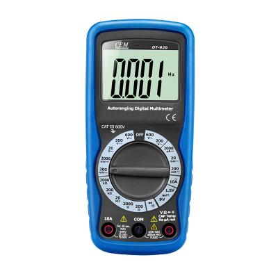 China DT-920 Digital Multi Range Auto Voltage Tester High Precision Digital Multimeters Arranged for sale