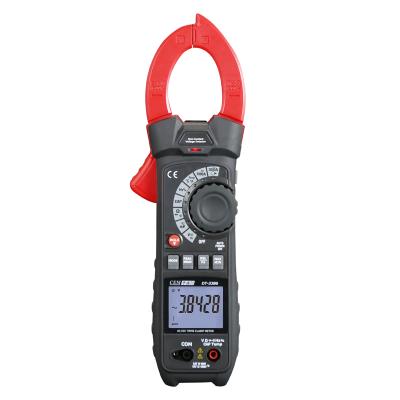 China Manauul Range Dt-3386 High Precision AC-DC RMS Clamp Meter Industrial Real Digital Electric Current Meter for sale