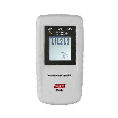 China Industrial Detect DT 901 Phase Meter Three Phase AC Phase Detector Sequence Direction Indicator for sale