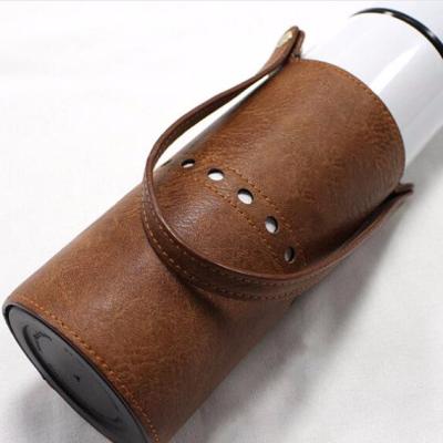 China Viable Handmade Beer Mug Bottle Holder Portable Wine Case for sale