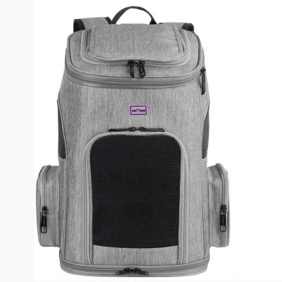 China Breathable Breathable Pet Carrier Backpack Ventilated New Design Pet Backpack for sale