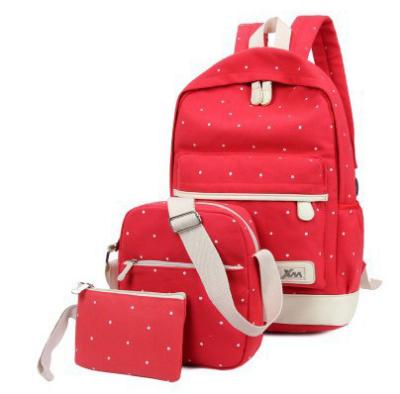 China Wholesale Canvas Waterproof Children Kids School Bag Waterproof Set for sale