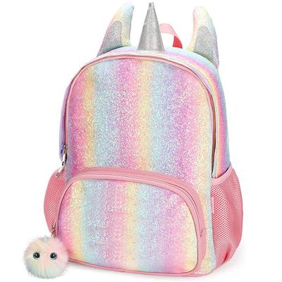 China Lovely Waterproof School Back Pack Student Kids Outdoor Glitter School Backpack Girls for sale