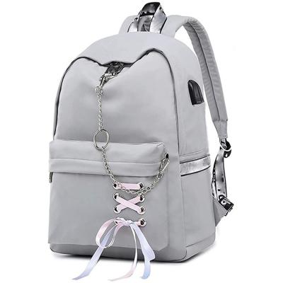 China Fashion Leisure Waterproof Backpack USB Charging High School Backpack China for sale