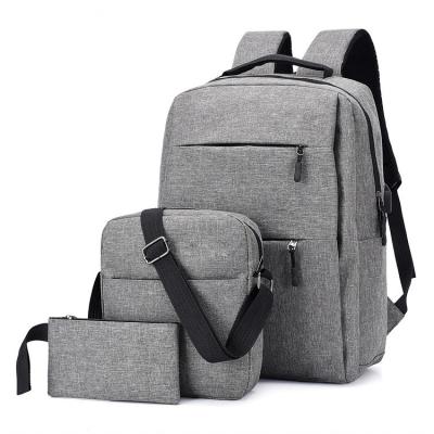 China Wholesale Casual USB Backpack Set Light Weight 15.6 Inches for sale