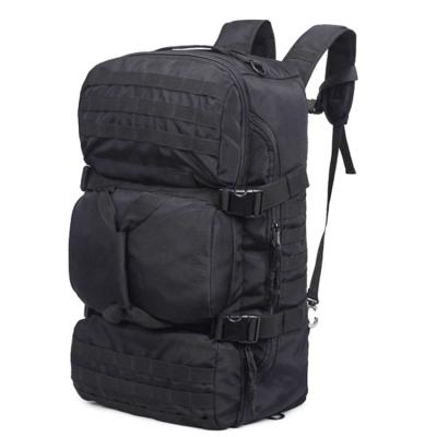 China 600D Oxford Actor Black Waterproof Sport Bag Large Tactical Backpack for sale