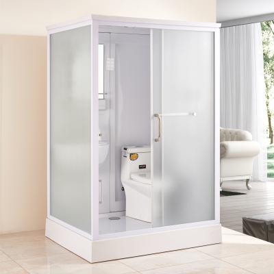 China Shower Room Simple Design Modern Portable Shower Enclosure Shower Room With Swirl 5mm Tempered Glass for sale