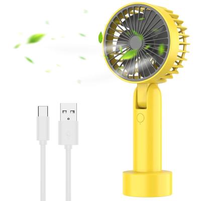 China 2021 Summer Portable USB Rechargeable Battery Operated Quick Air Conditioner Cooler Fan, 180 Degree Adjustable Mini Desk Fan, 3 Speed ​​Wind Fan Small for sale