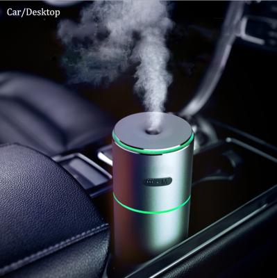 China Best Car USB Ultrasonic Humidifier/Humidifier Diffuser Negative-ion Purifier Mist Air Cool Desktop Refresh With Colorful Light for sale