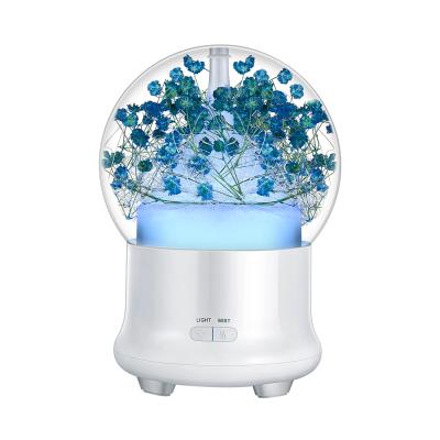 China Hotel Fragrance Desk Diffusers Machine 7 Colors LED Night Light Ultrasonic Humidifier Electric Aromatherapy Essential Oil Diffuser for sale