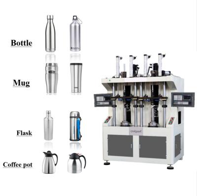 China Factory Stainless Steel Thermos Machine Bottle Neck Spinning Neck Forming Insulated Thermal Tumbler Machine Flask Machine for sale