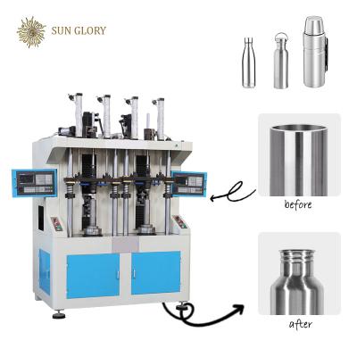 China Modern China Factory Pipe Jar Necking Machinery Automatic Aluminum Bottle Circle Lathe CNC Spinning Machine for sale