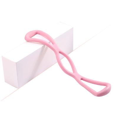 China Eco-friendly Yoga Resistance Exercise Bands Pull Rope 8 Word Chest Expander Gym Fitness Equipment Elastic Exercise Band New 2021 for sale