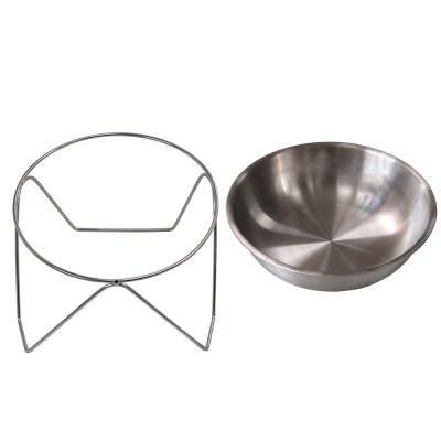 China Stainless Steel Dog Food Bowl Viable Dog Cat Water Feeder Pet Food Non Slip Slow Feeder Stainless Steel Pet Bowl for sale