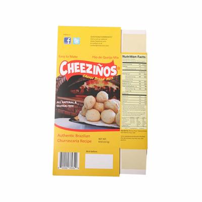 China Recycled Erect Corrugated Food Snack Box Food Snack Bar Folding Cardboard Boxes BIO Materials Cardboard Individual Boxes for sale