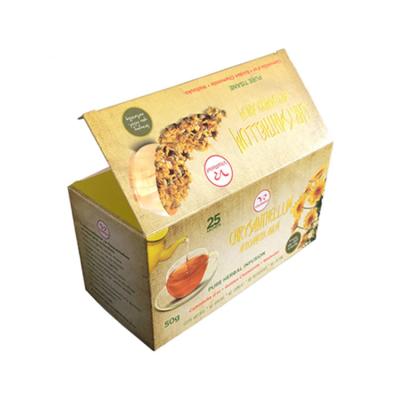 China Biodegradable Food Grade Disposable Box Packaging Custom Design Packaging Box Coffee Packaging Boxes for sale