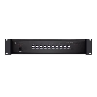 China High Power 2 Amplifier Inputs & 2 Speaker 10 Zone Loudspeaker Selector Groups (Analogue PA System) AL-10S2 for sale