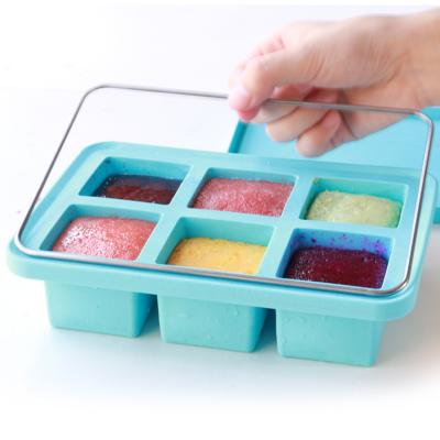 China Custom Personalized BPA Free Large Whiskey Silicone Ice Cube Tray for sale