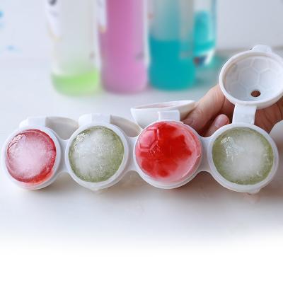 China 100% Viable Food Grade Silicone Round Shape Ice Cube Tray Mold Silicone Ice Ball Maker Mold For Bar Beverage for sale