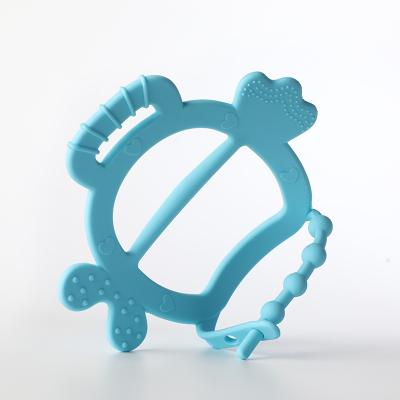 China Food Grade Silicone Teethers Newborn Baby Teething Toys for sale