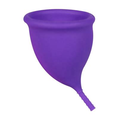 China Wholesale Free Sample Eco-Friendly Feminine Hygienic Safe Silicone Food Grade Lady Menstruation Period Cup Medical Menstrual Cup for sale